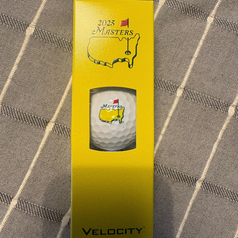 2025 Masters Golf Ball by Velocity
